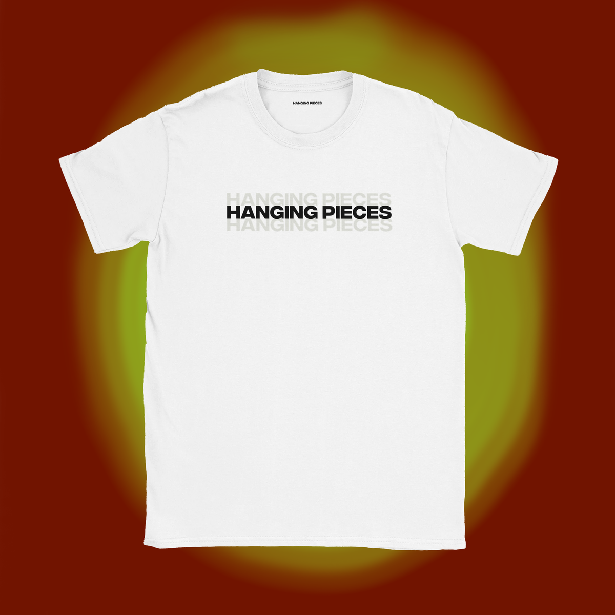 Hanging Pieces Triple Logo T-Shirt White