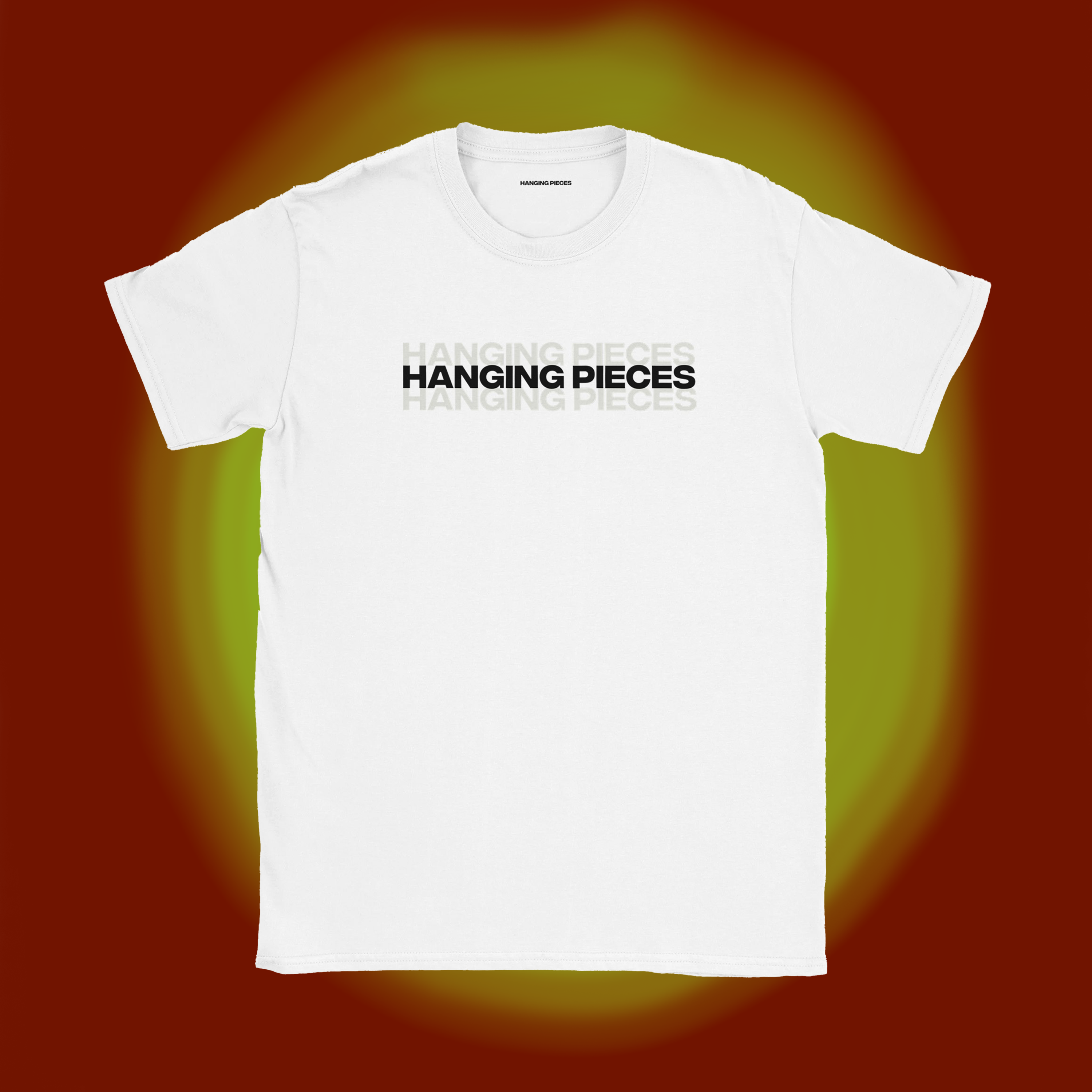 Hanging Pieces Triple Logo T-Shirt White